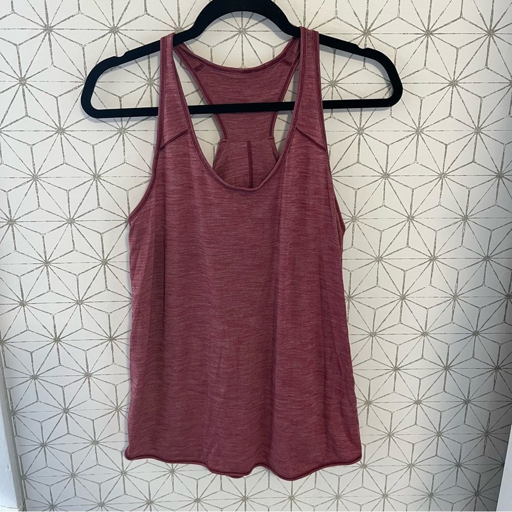 Lululemon Featherweight Red Tank